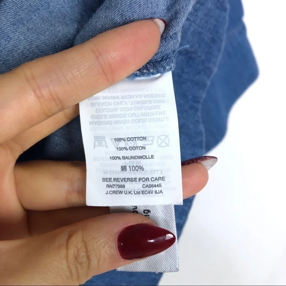 Crewcuts GIRLS denim jean blouse